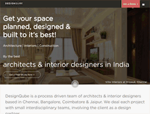 Tablet Screenshot of designqube.com
